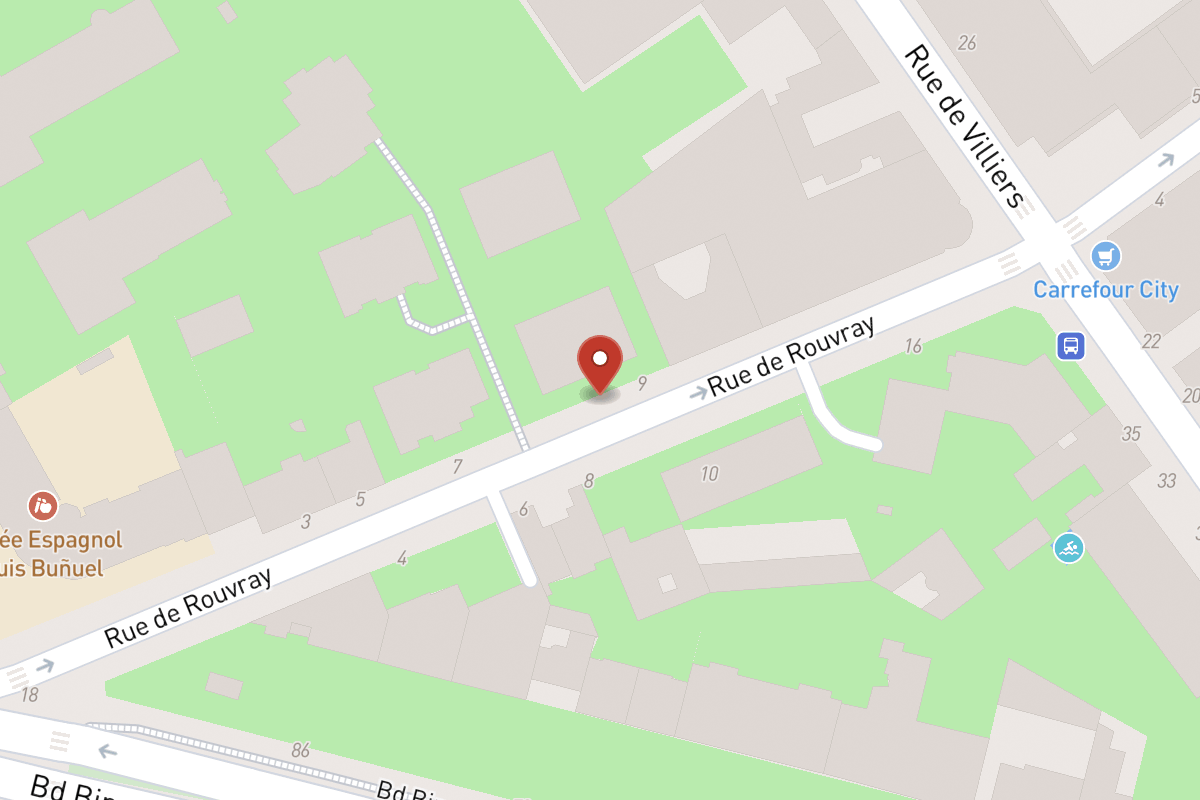 Plan de situation — 9 Rue de Rouvray