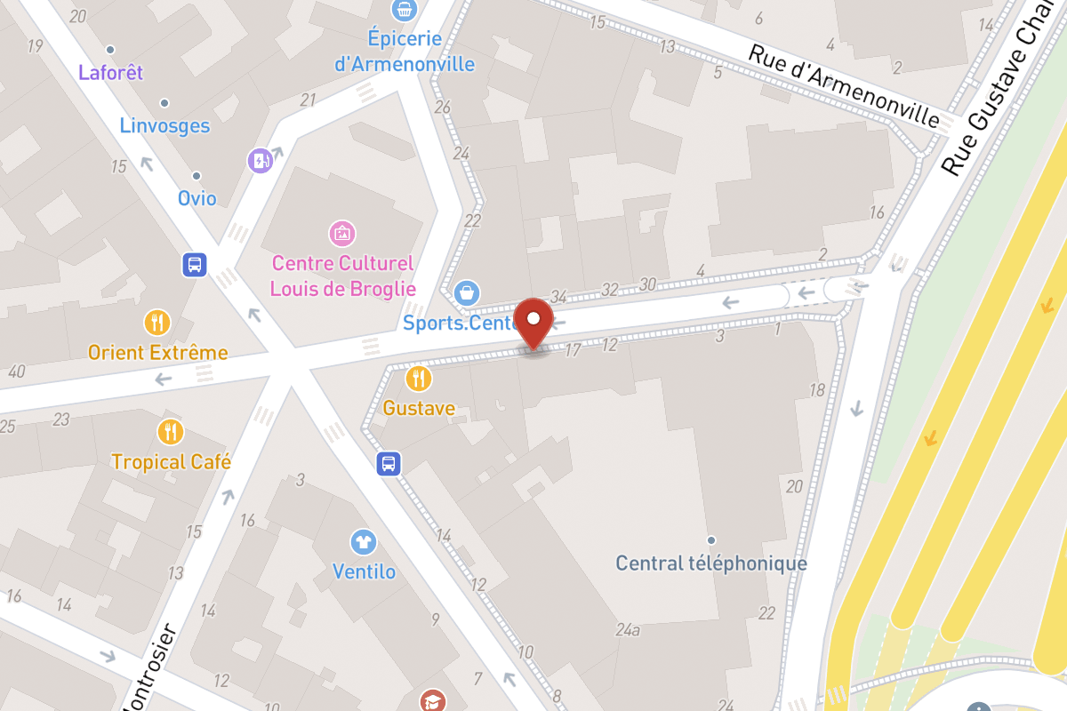 Plan de situation — 19 Rue de Sablonville