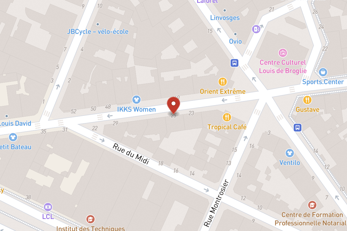Plan de situation — 25 Rue de Sablonville
