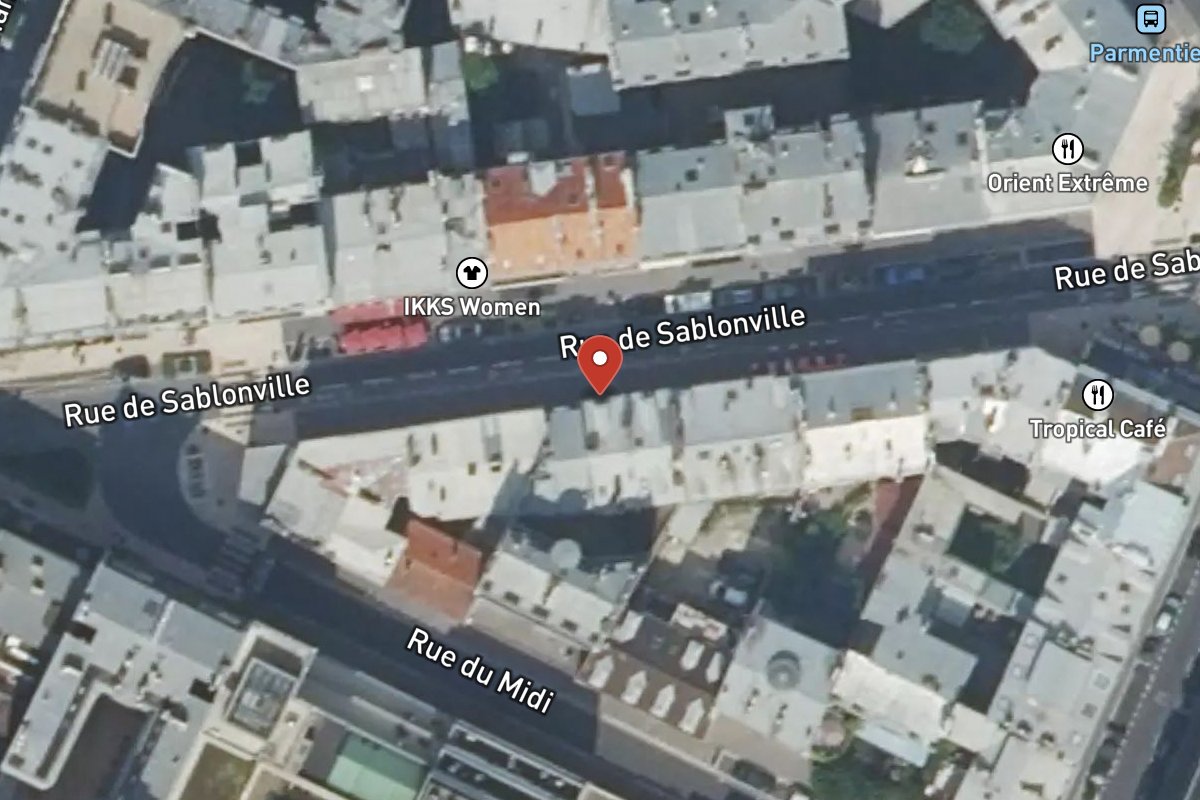 Vue satellite — 27 Rue de Sablonville