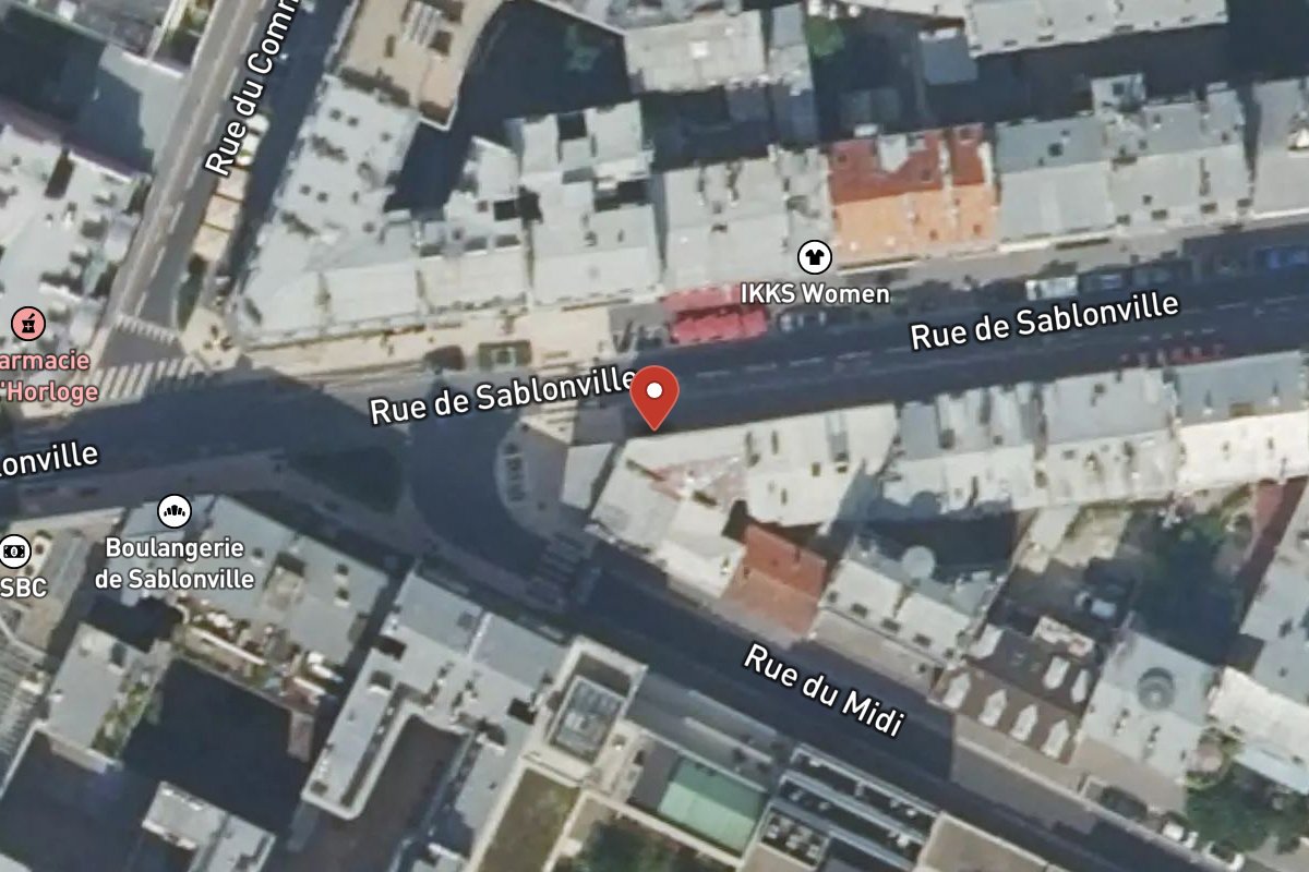 Vue satellite — 29 Rue de Sablonville