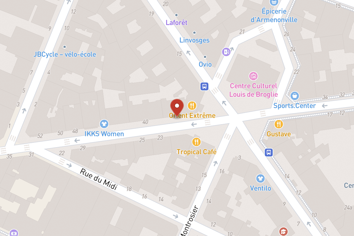 Plan de situation — 36 Rue de Sablonville