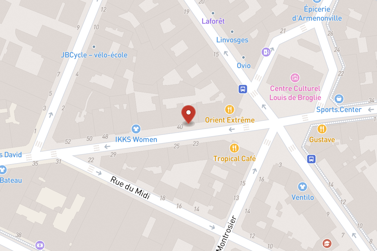 Plan de situation — 38 Rue de Sablonville