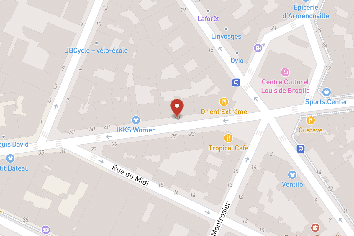 Plan de situation — 40 Rue de Sablonville