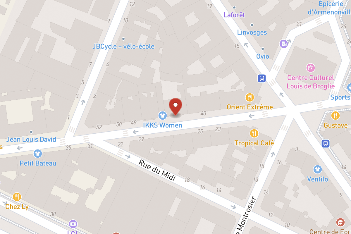 Plan de situation — 42 Rue de Sablonville