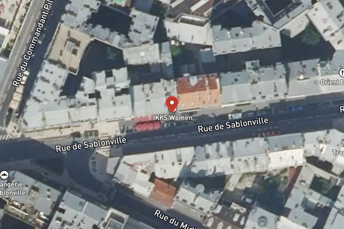 Vue satellite — 44 Rue de Sablonville