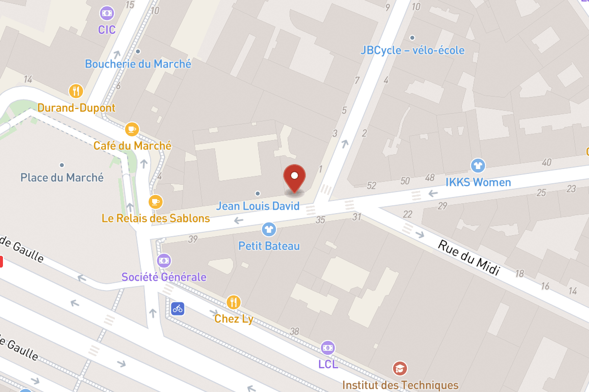 Plan de situation — 54 Rue de Sablonville