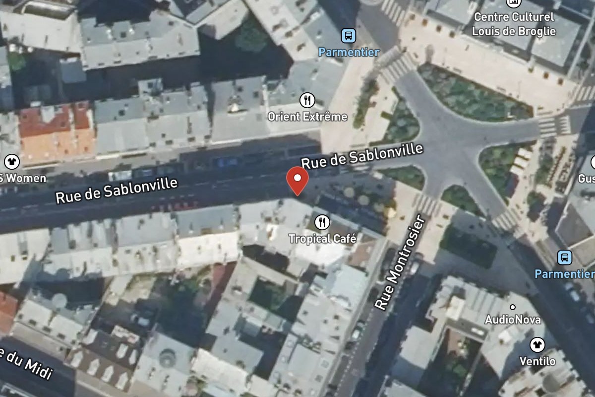 Vue satellite — 5BIS Rue de Sablonville