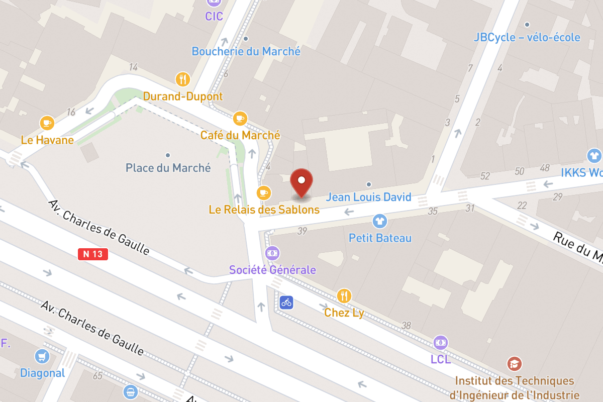 Plan de situation — 60 Rue de Sablonville