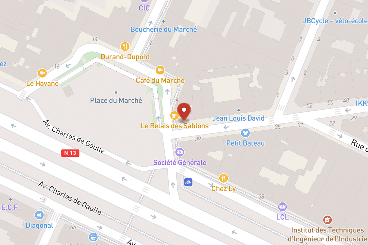 Plan de situation — 62 Rue de Sablonville
