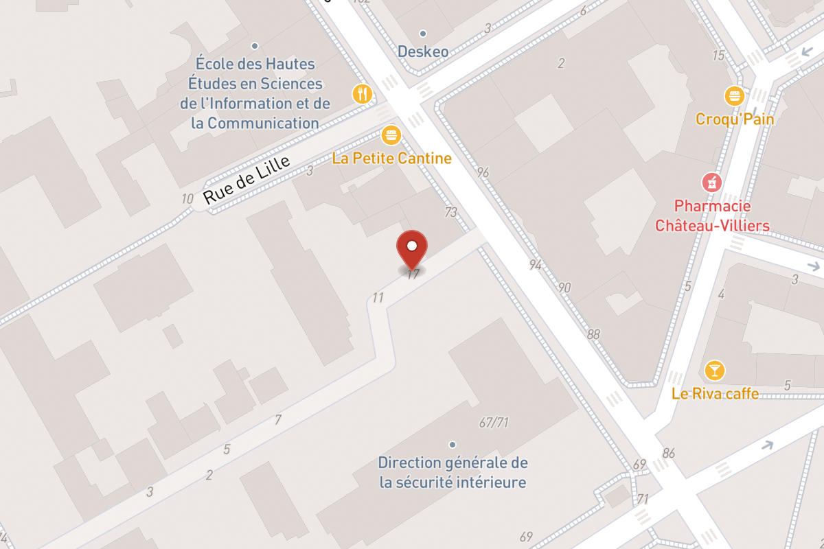 Plan de situation — 17 Rue de Villiers
