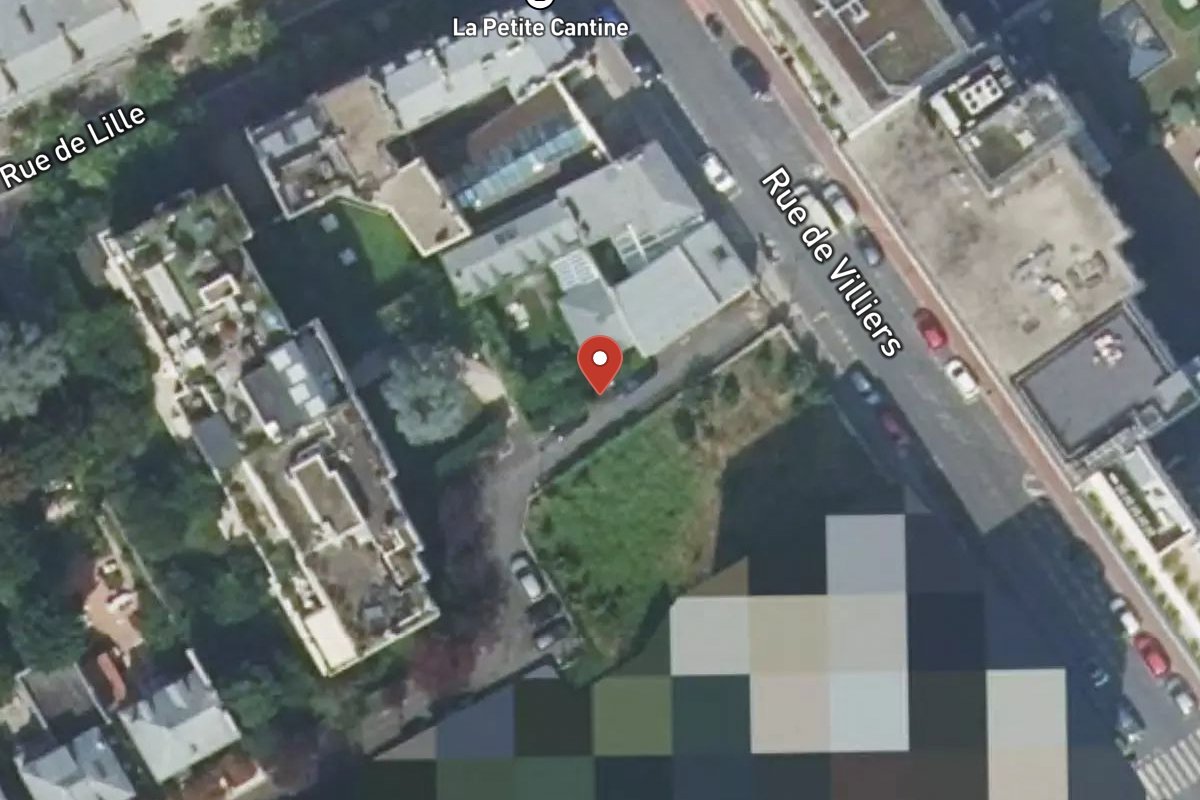 Vue satellite — 17 Rue de Villiers