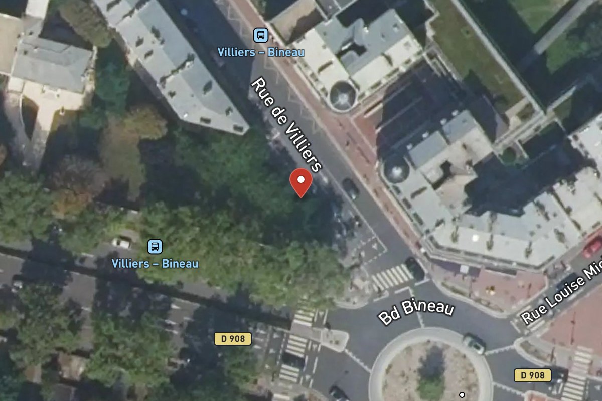 Vue satellite — 21 Rue de Villiers