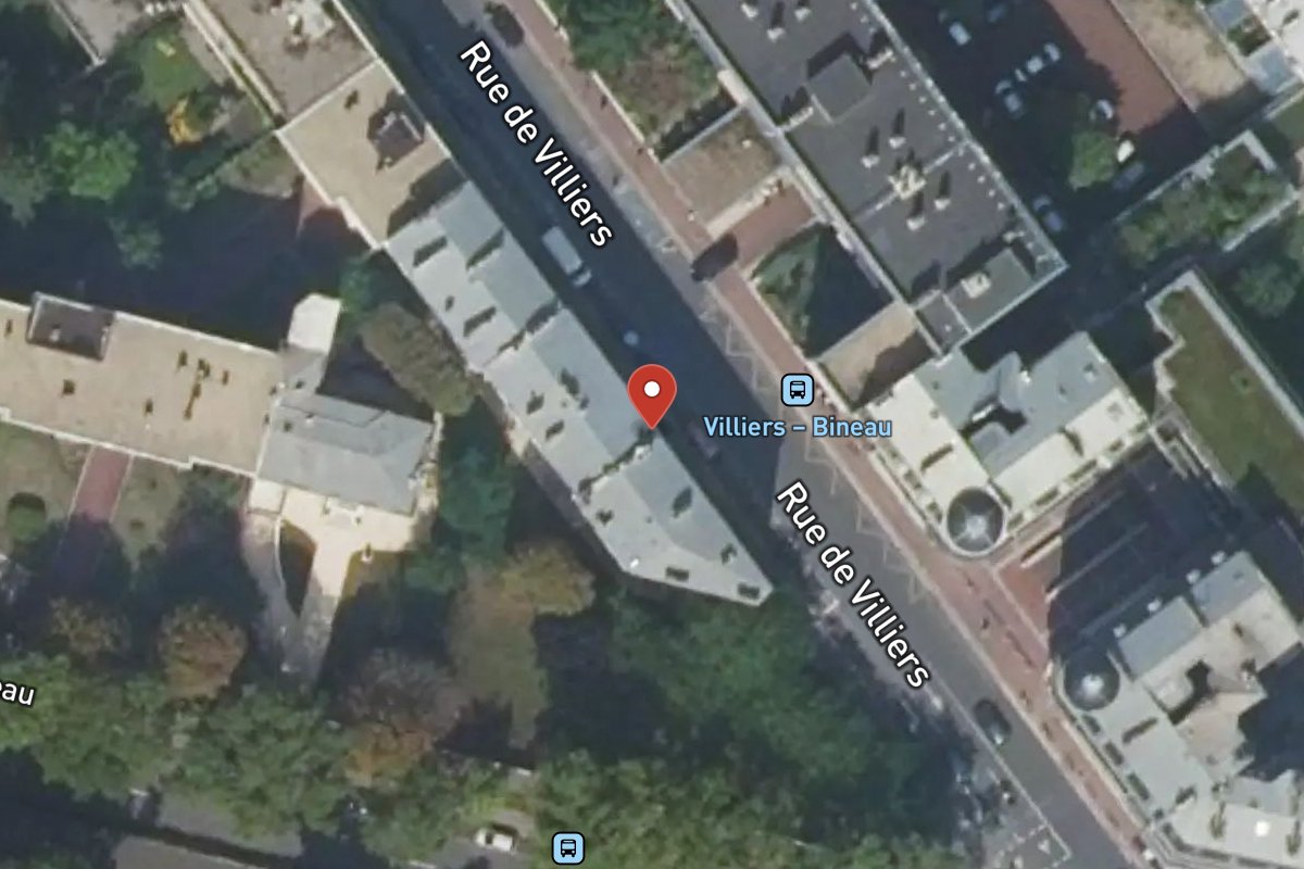 Vue satellite — 23 Rue de Villiers