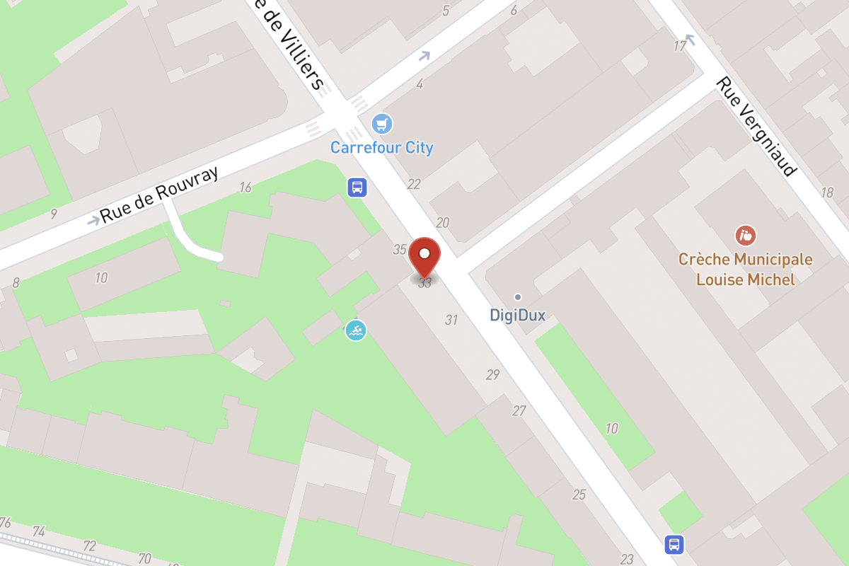 Plan de situation — 33 Rue de Villiers
