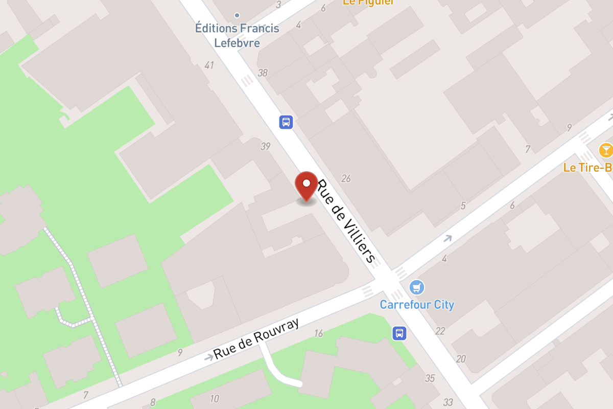 Plan de situation — 37TER Rue de Villiers