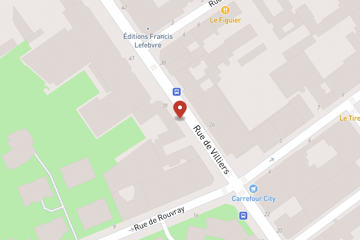 Plan de situation — 39BIS Rue de Villiers