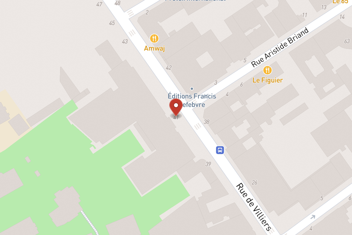Plan de situation — 41 Rue de Villiers