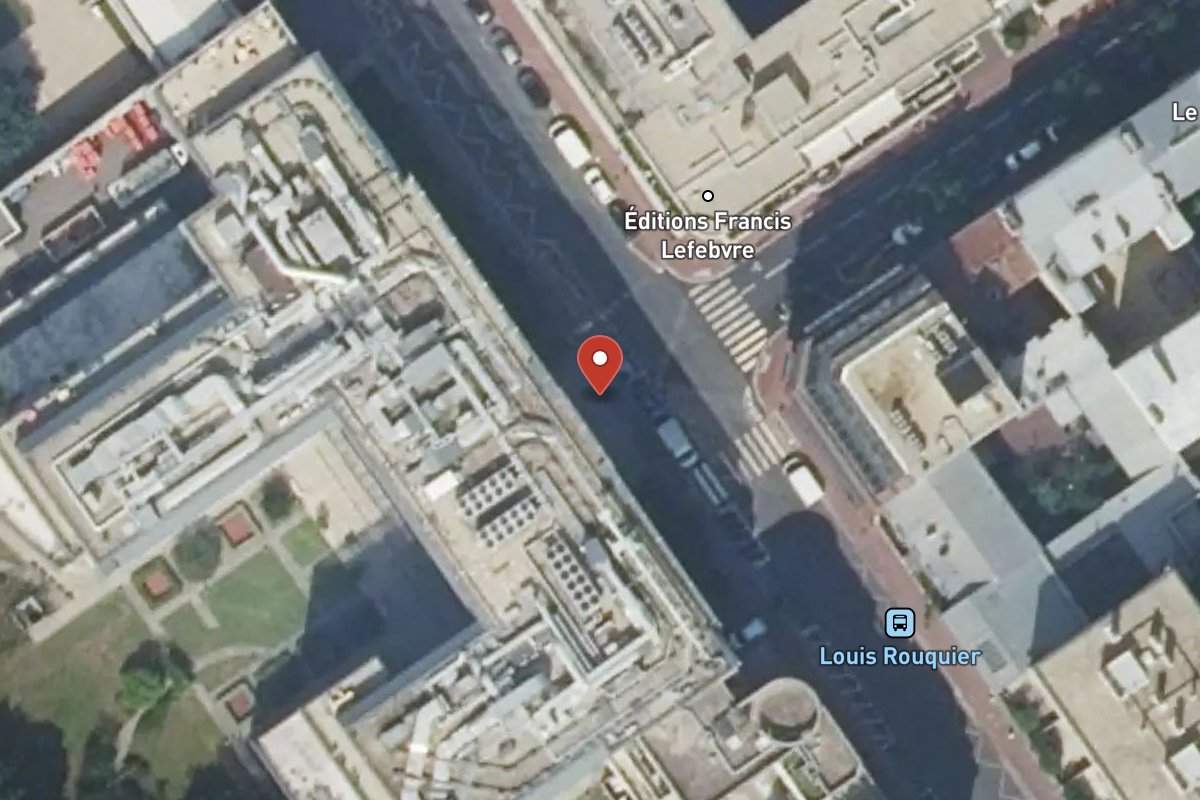 Vue satellite — 41 Rue de Villiers