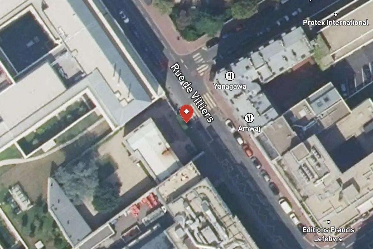 Vue satellite — 43BIS Rue de Villiers