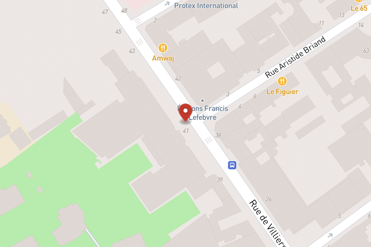 Plan de situation — 43 Rue de Villiers