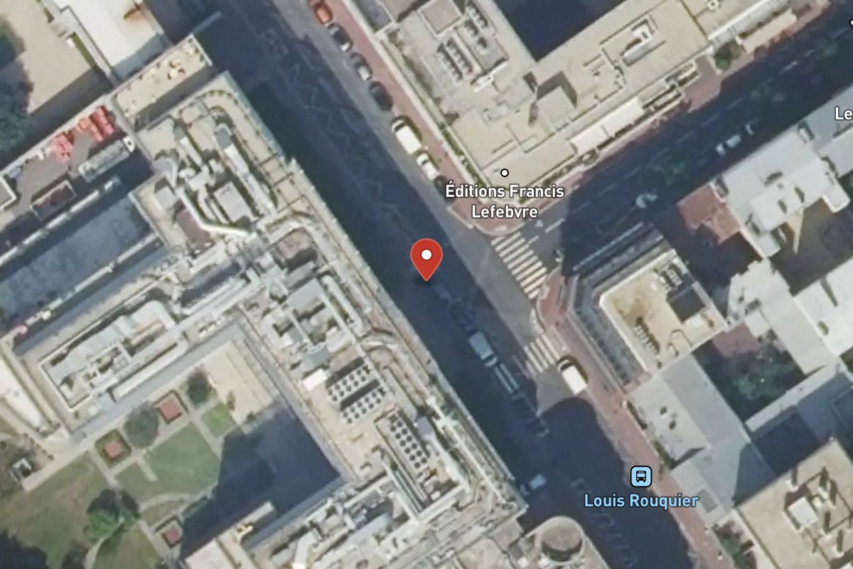 Vue satellite — 43 Rue de Villiers