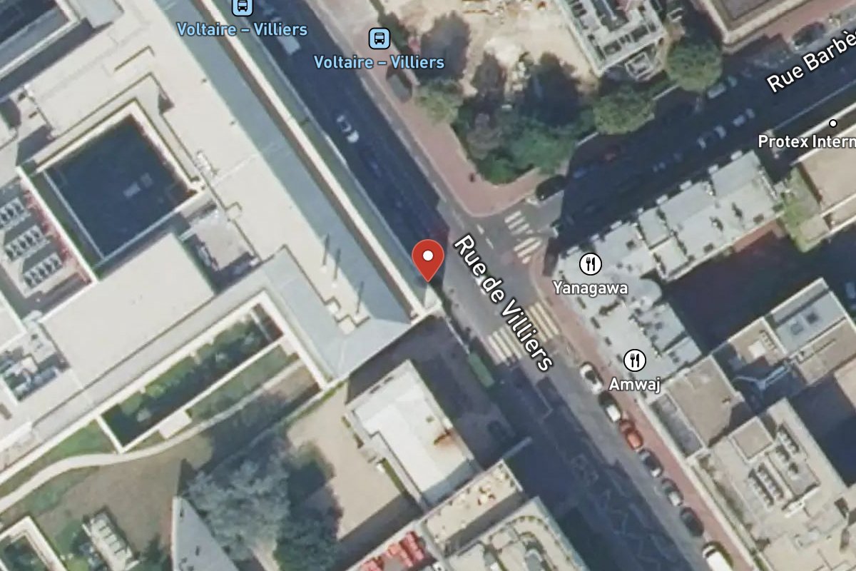 Vue satellite — 45 Rue de Villiers