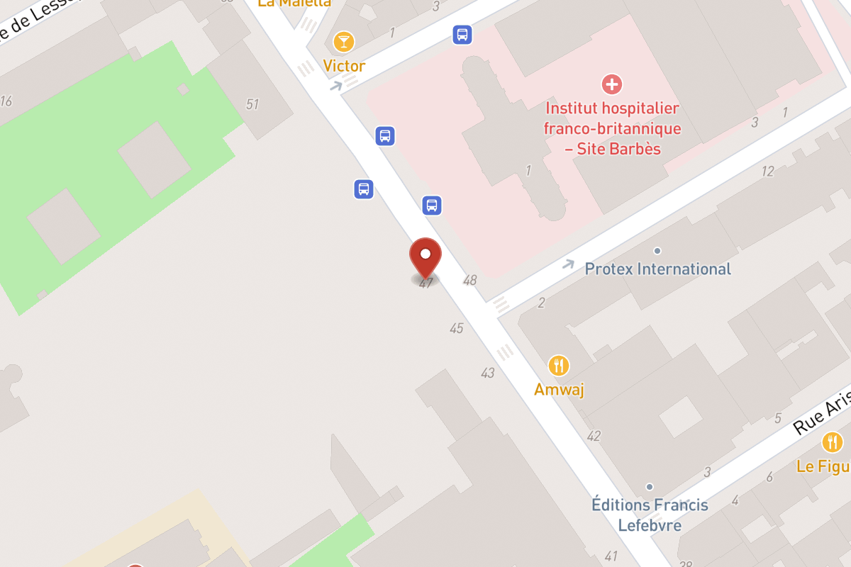 Plan de situation — 47 Rue de Villiers