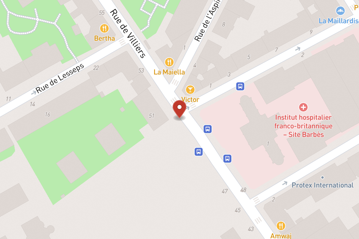 Plan de situation — 49 Rue de Villiers