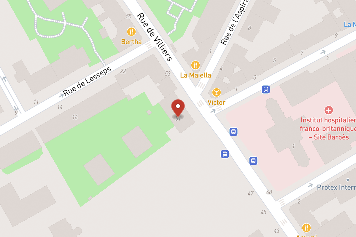 Plan de situation — 51BIS Rue de Villiers