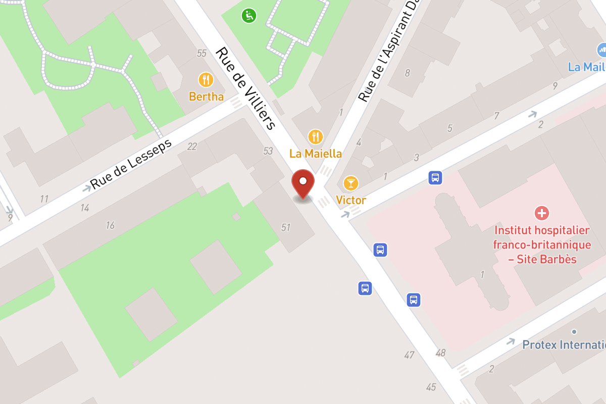 Plan de situation — 51 Rue de Villiers