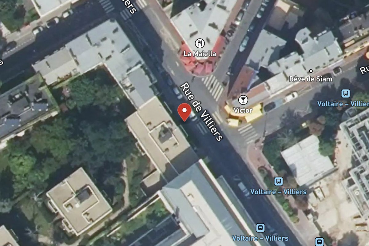 Vue satellite — 51 Rue de Villiers