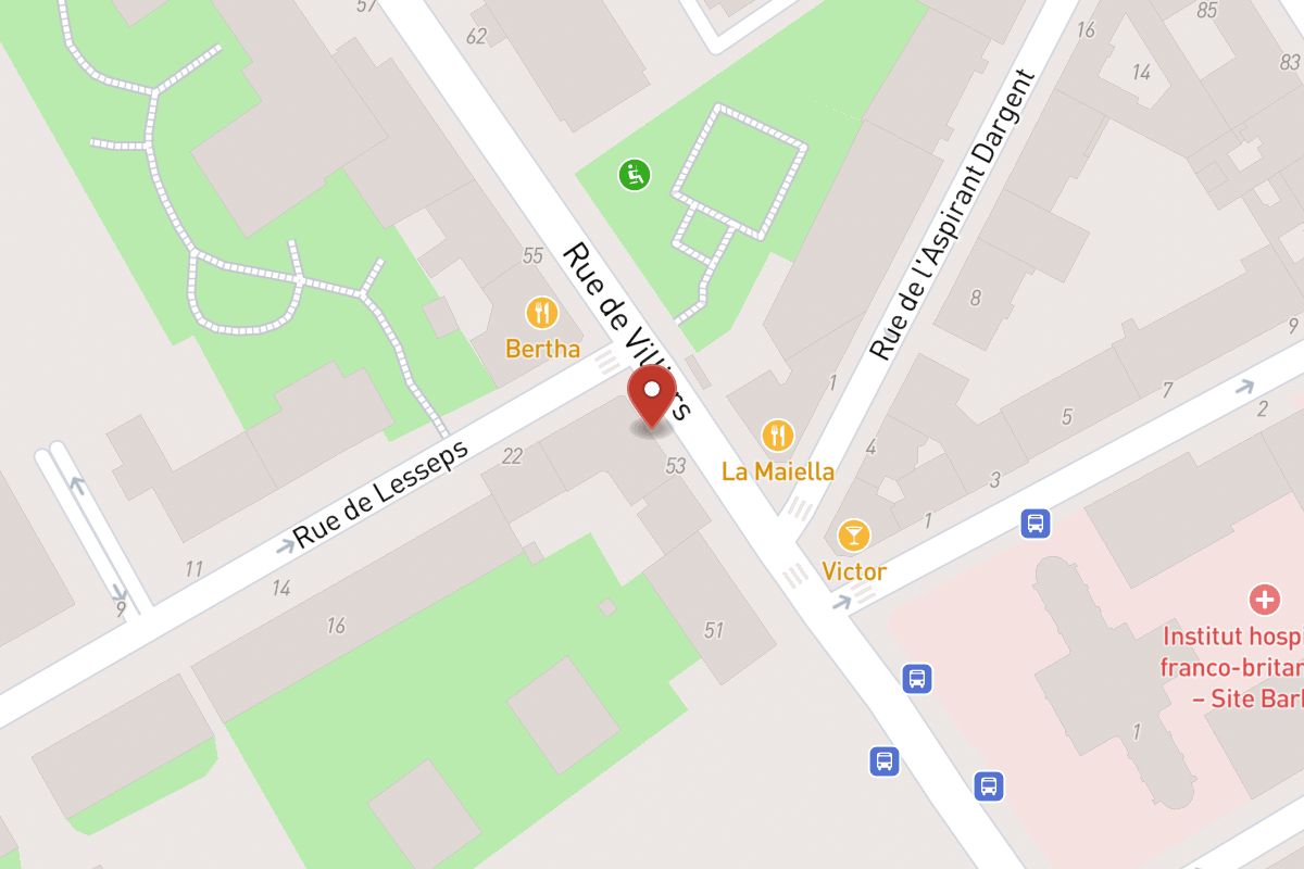 Plan de situation — 53BIS Rue de Villiers