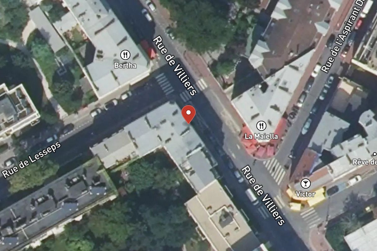 Vue satellite — 53BIS Rue de Villiers