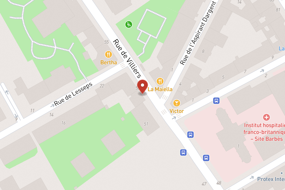 Plan de situation — 53 Rue de Villiers