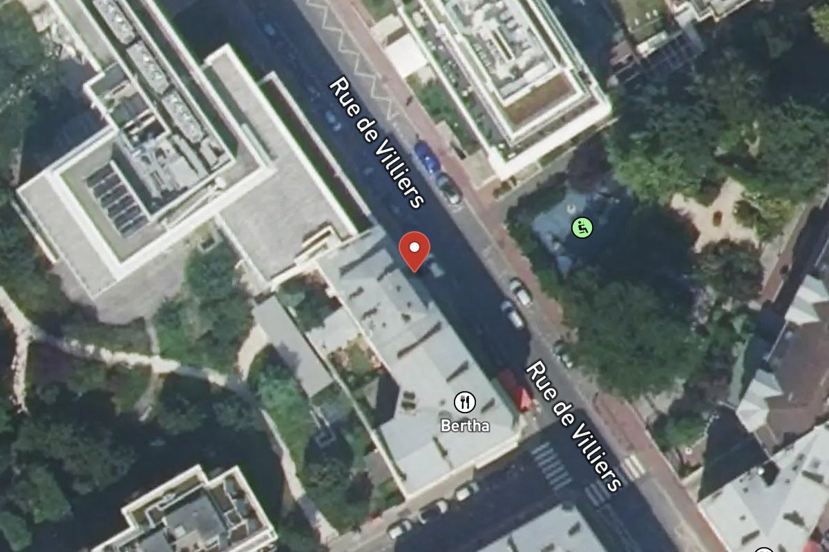 Vue satellite — 55BIS Rue de Villiers