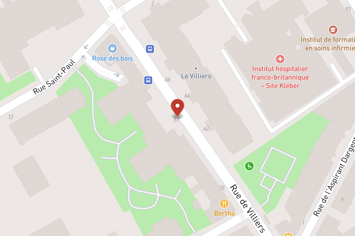 Plan de situation — 57TER Rue de Villiers