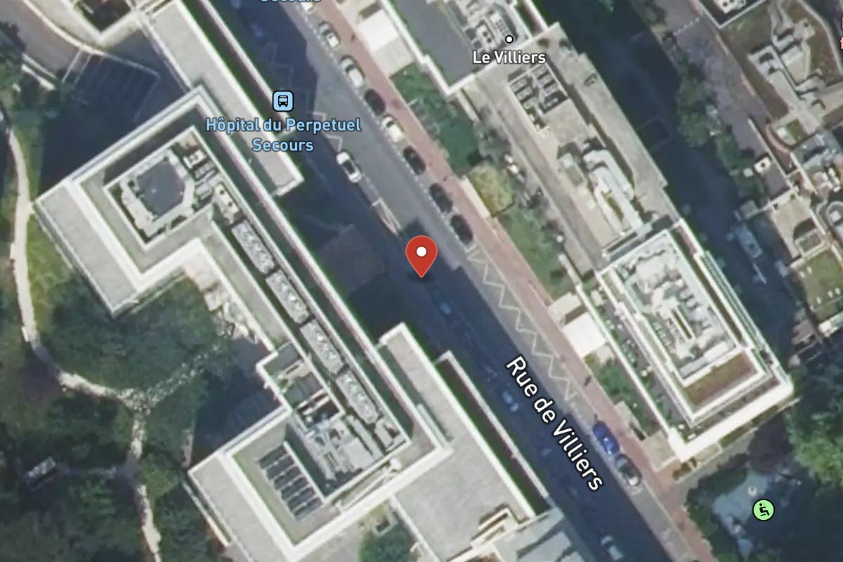 Vue satellite — 57TER Rue de Villiers