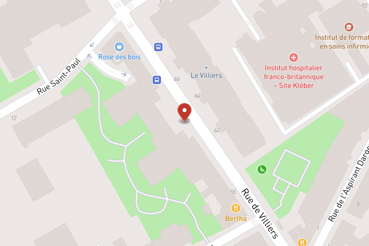 Plan de situation — 57 Rue de Villiers