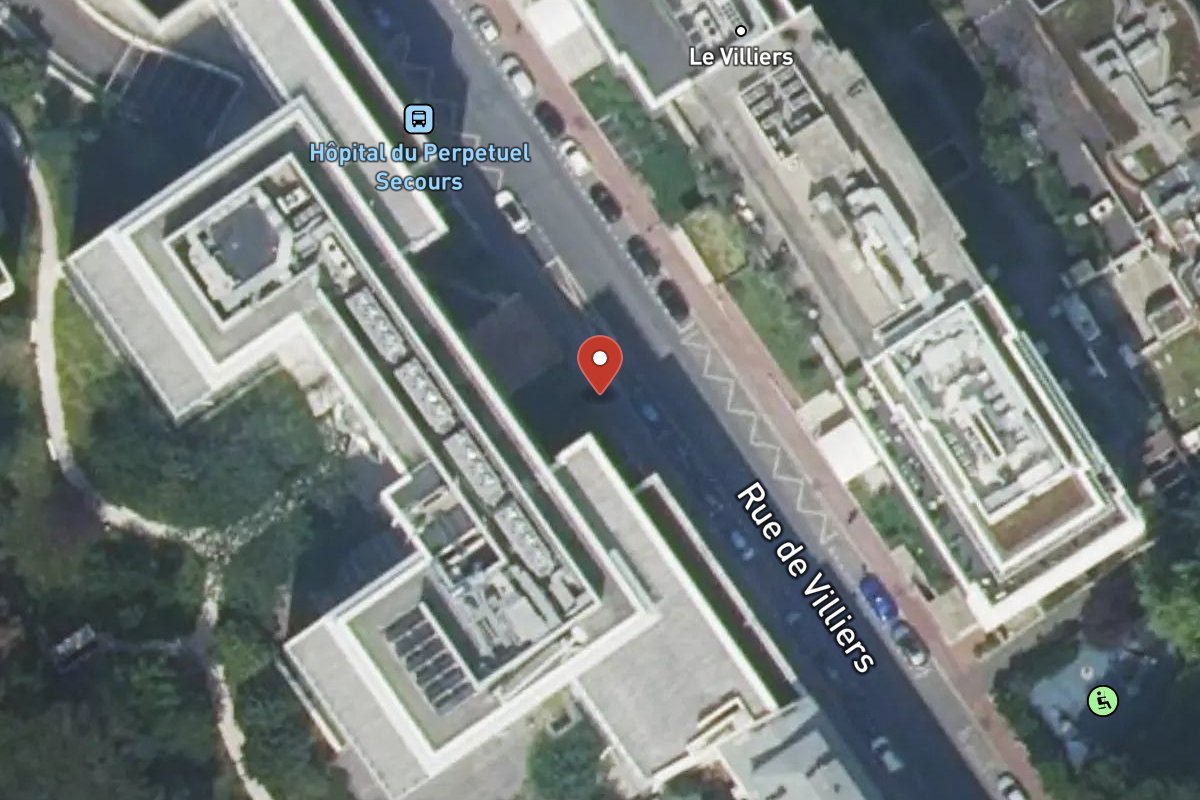 Vue satellite — 57 Rue de Villiers
