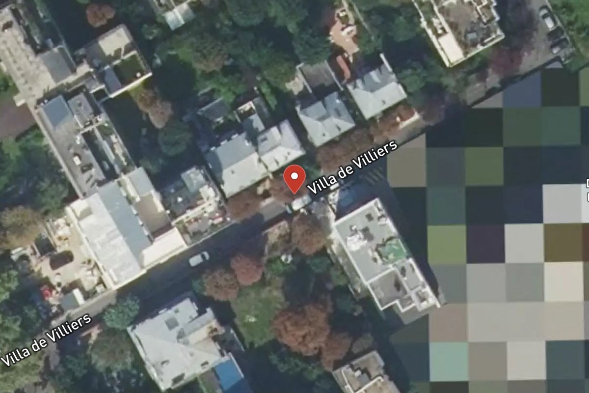 Vue satellite — 5BIS Rue de Villiers