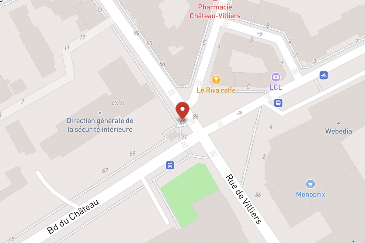 Plan de situation — 69 Rue de Villiers