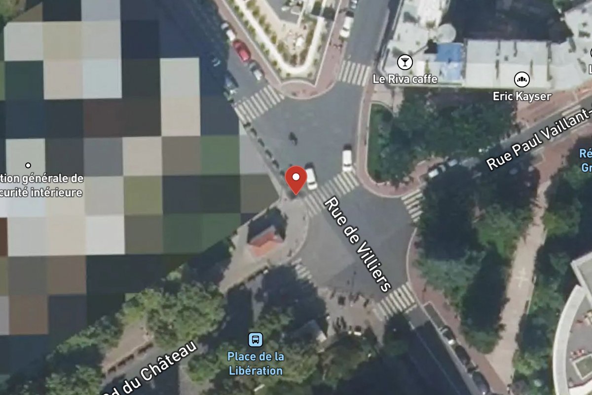 Vue satellite — 71 Rue de Villiers