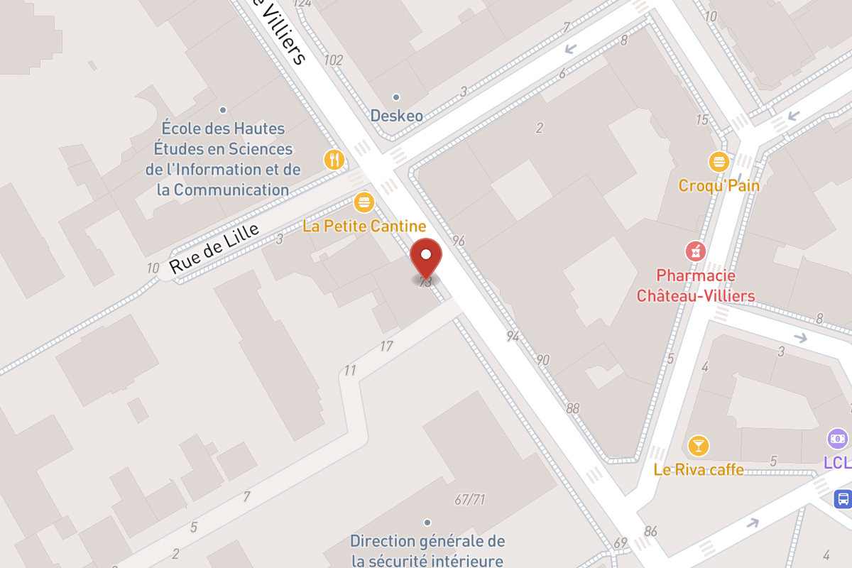 Plan de situation — 73BIS Rue de Villiers