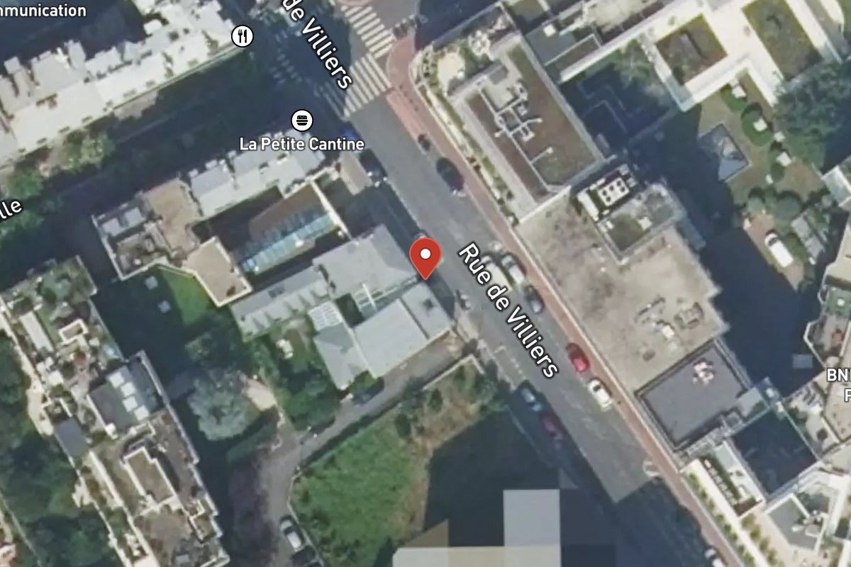 Vue satellite — 73BIS Rue de Villiers
