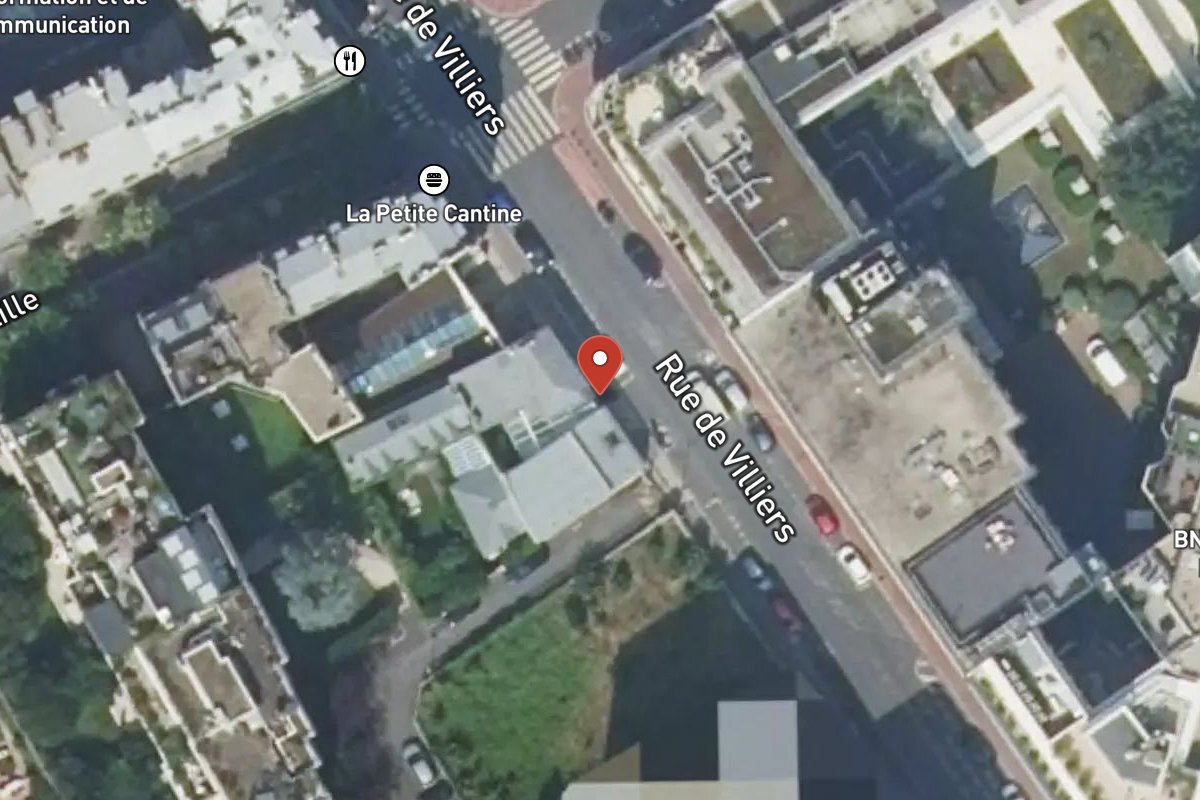 Vue satellite — 73 Rue de Villiers