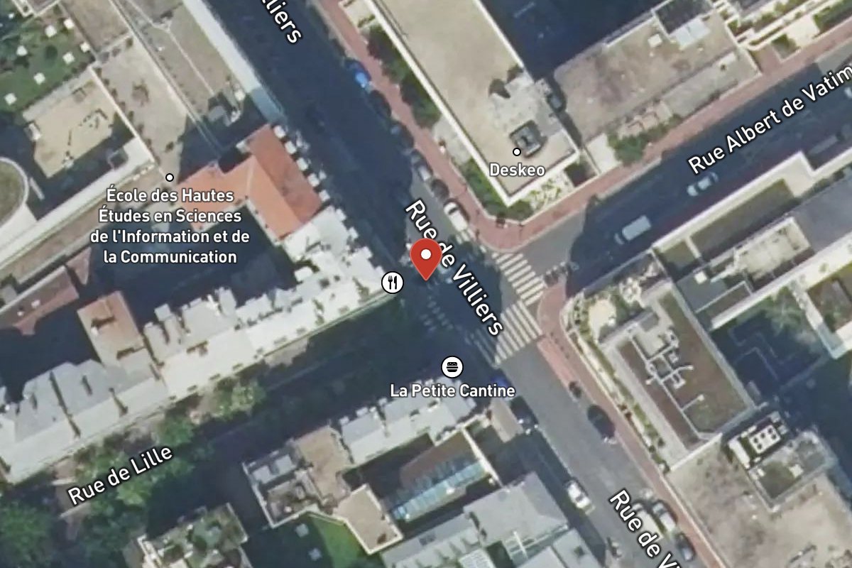 Vue satellite — 75TER Rue de Villiers