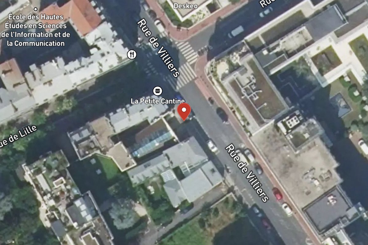 Vue satellite — 75 Rue de Villiers