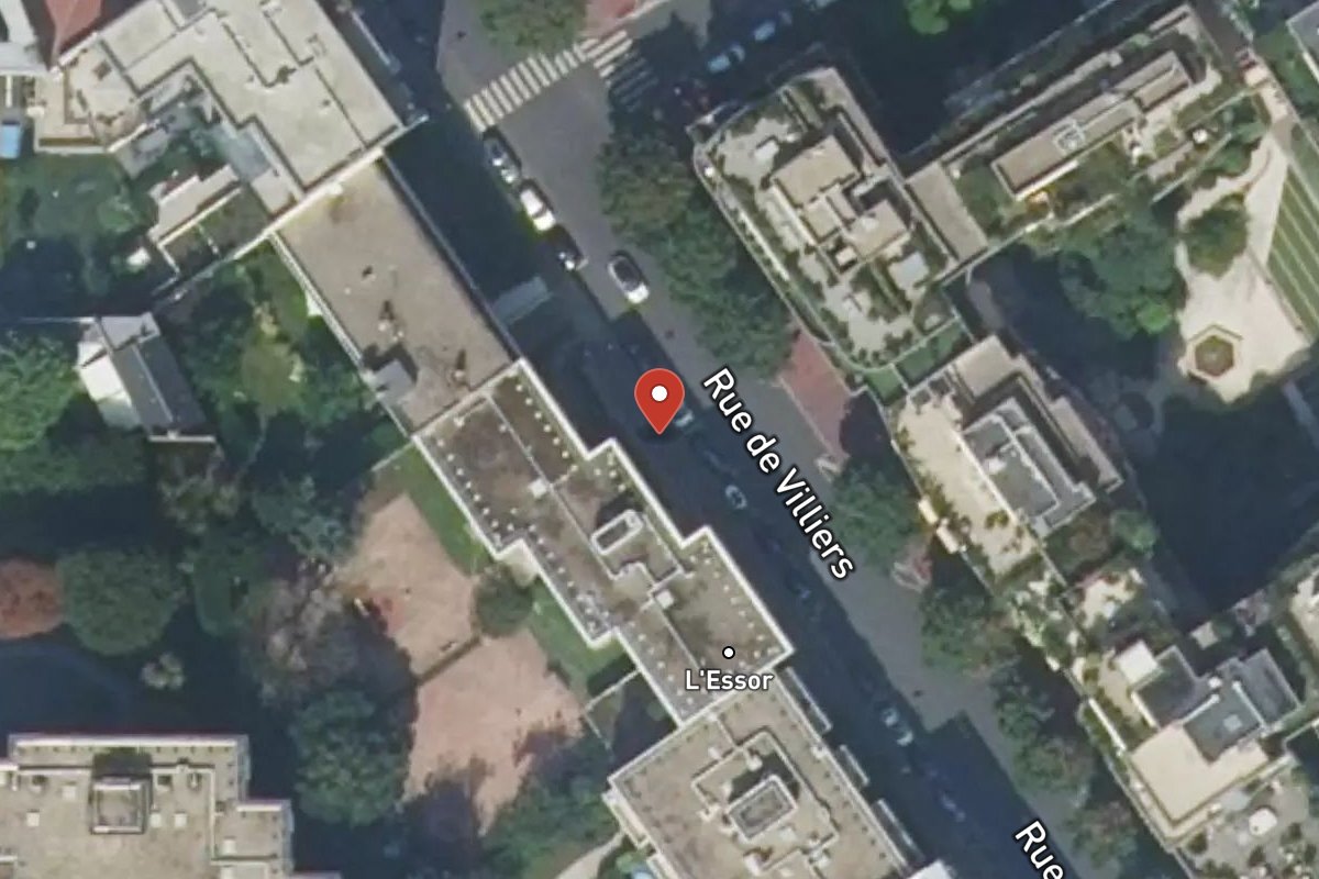 Vue satellite — 79BIS Rue de Villiers