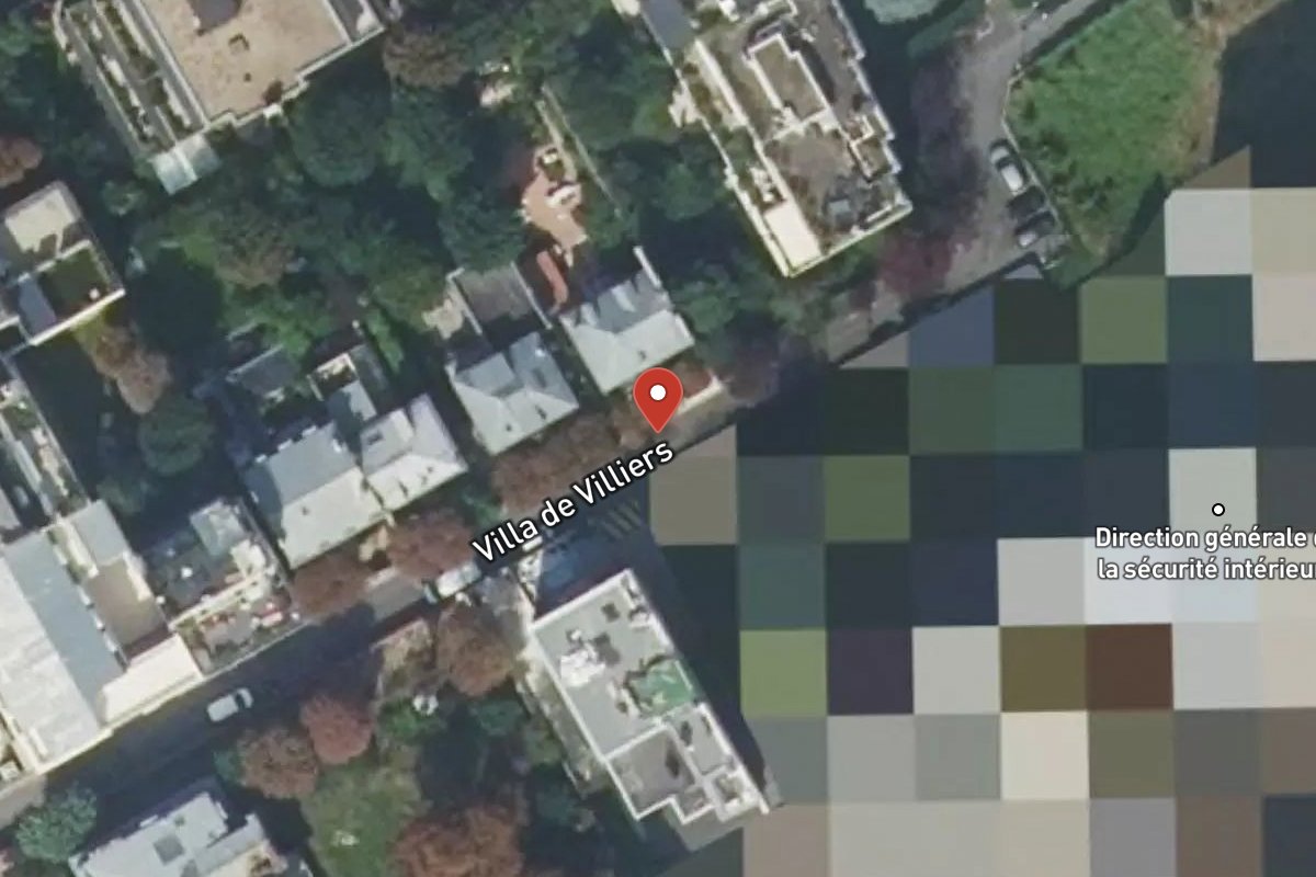 Vue satellite — 7 Rue de Villiers